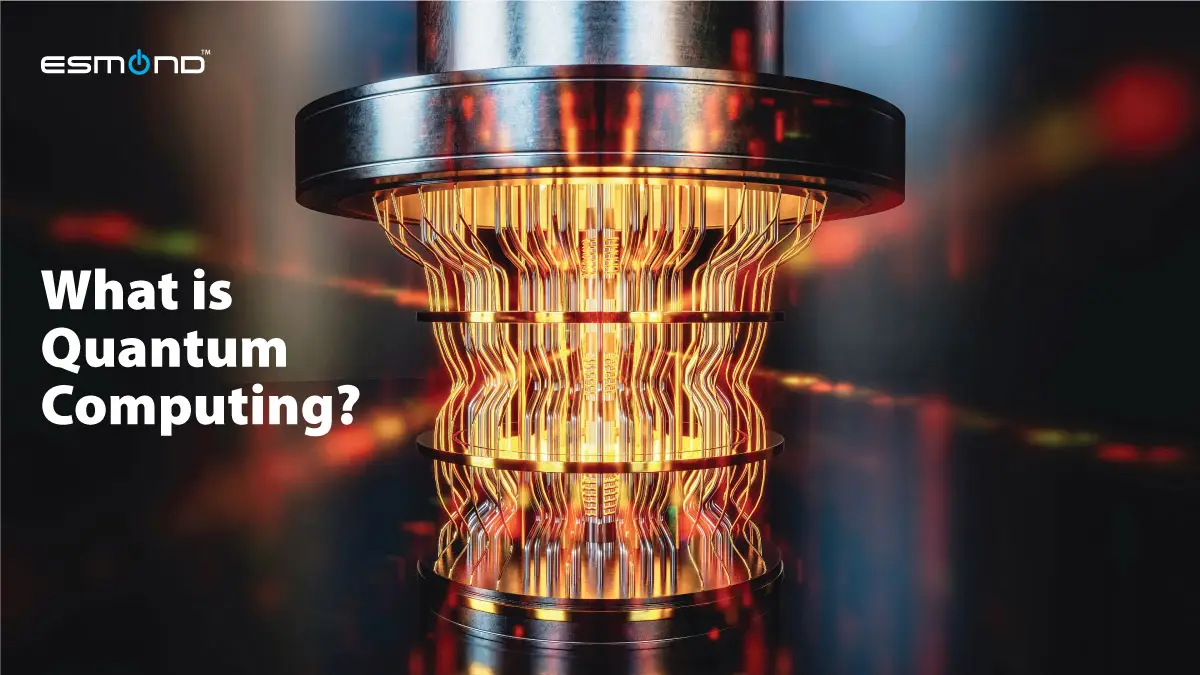 Illustration explaining what quantum computing