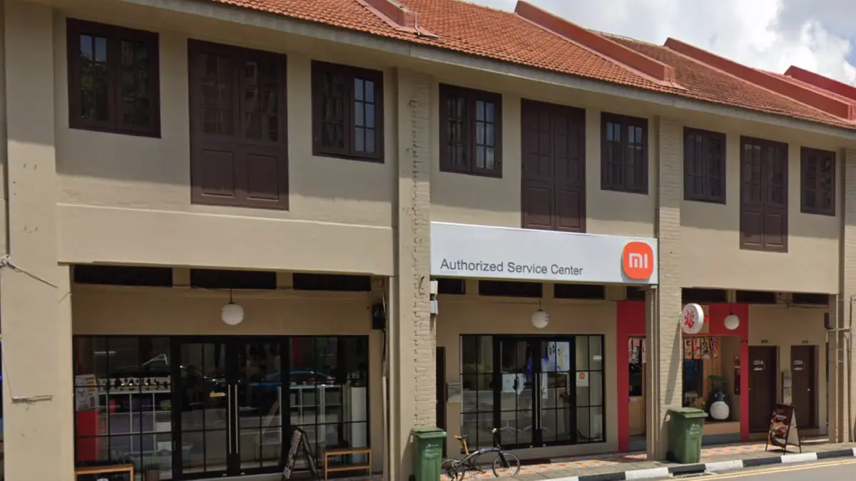 Showing Xiaomi Exclusive Service Center at 229 Lavender Street in Singapore