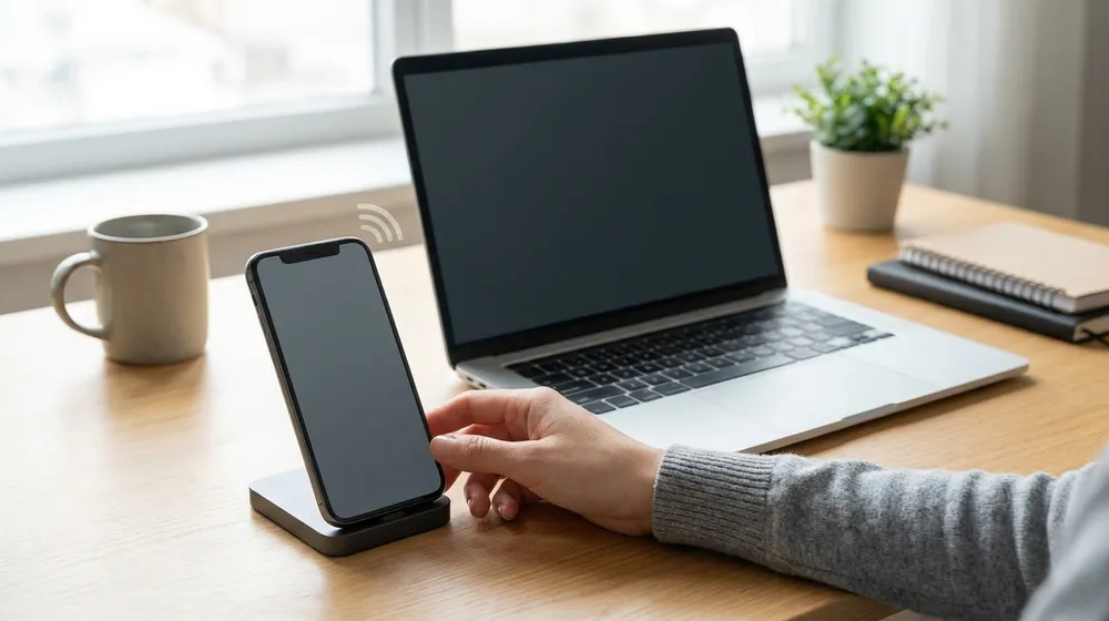 Testing a laptop on a phone's mobile hotspot