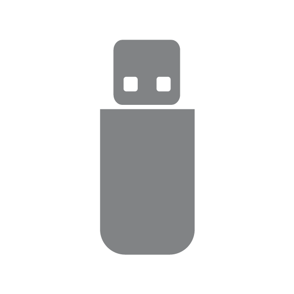 USB thumb drive icon representing recovery of deleted or corrupted flash drive files