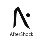 Aftershock official logo for laptop repair services in Singapore