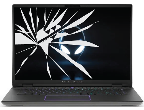 Dell Alienware laptop screen replacement service in Singapore for m16, x14, x16, and high-refresh gaming displays