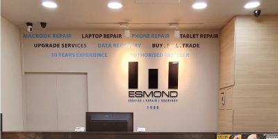 Front counter of Esmond Service Centre's Alexandra outlet in Singapore, as featured on MustShareNews