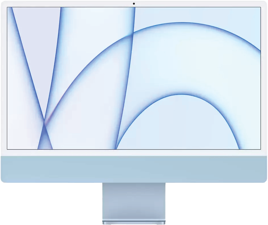 Front view of an iMac device for general repair services in Singapore