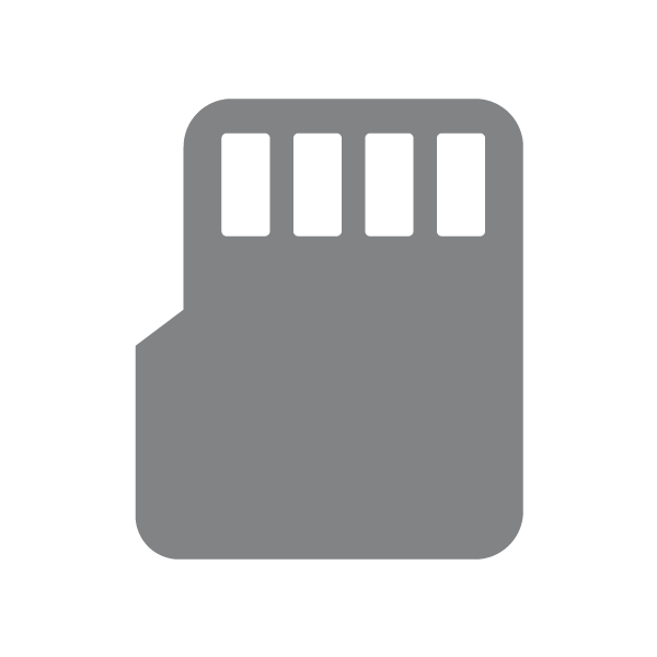 Memory card icon indicating recovery services for SD and microSD card data