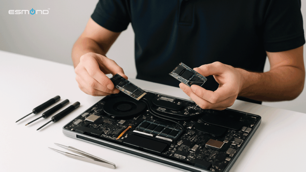Expert technician providing the best laptop repair in Singapore, demonstrating trusted and transparent service recommended for 2025.