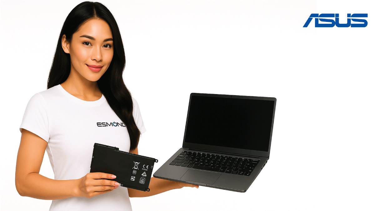 Asus laptop battery replacement service in Singapore by Esmond Service Centre