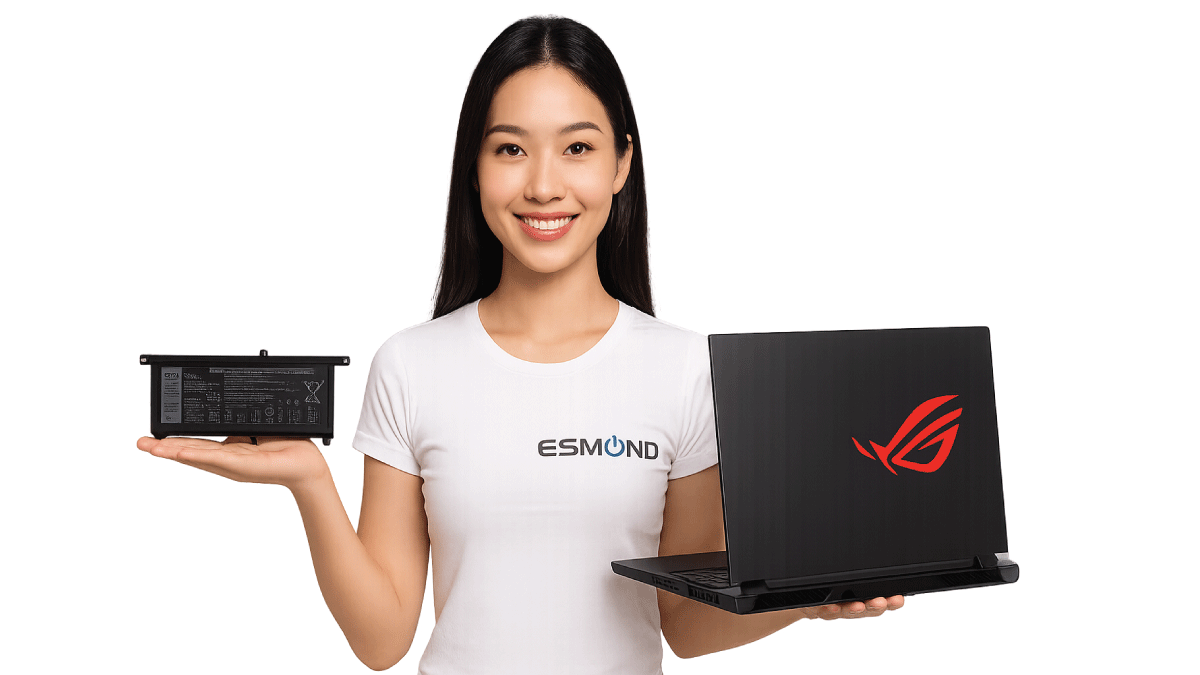 Asus ROG Laptop battery replacement Singapore by Esmond Service Centre. Up to 1 year warranty.