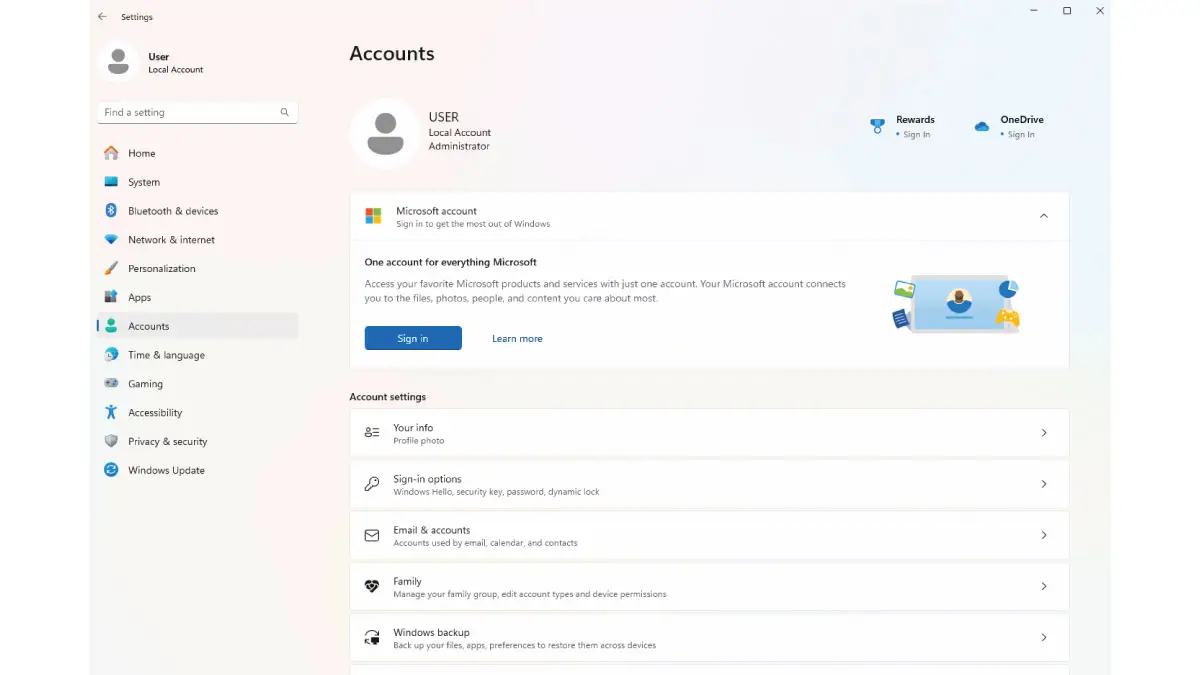 Updating Microsoft account username online