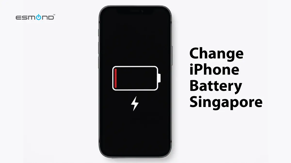 Change iPhone battery Singapore with Esmond Service Centre