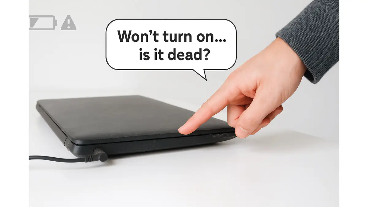 Laptop won't turn on after storage? Discover easy troubleshooting steps, practical tips, and humorous insights from Esmond Service Centre experts.