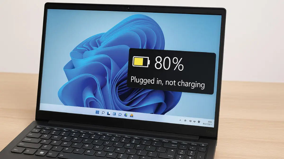 Lenovo laptop battery stuck at 80% troubleshooting guide