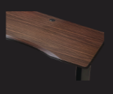 vival exclusive tabletop tuscan walnut color