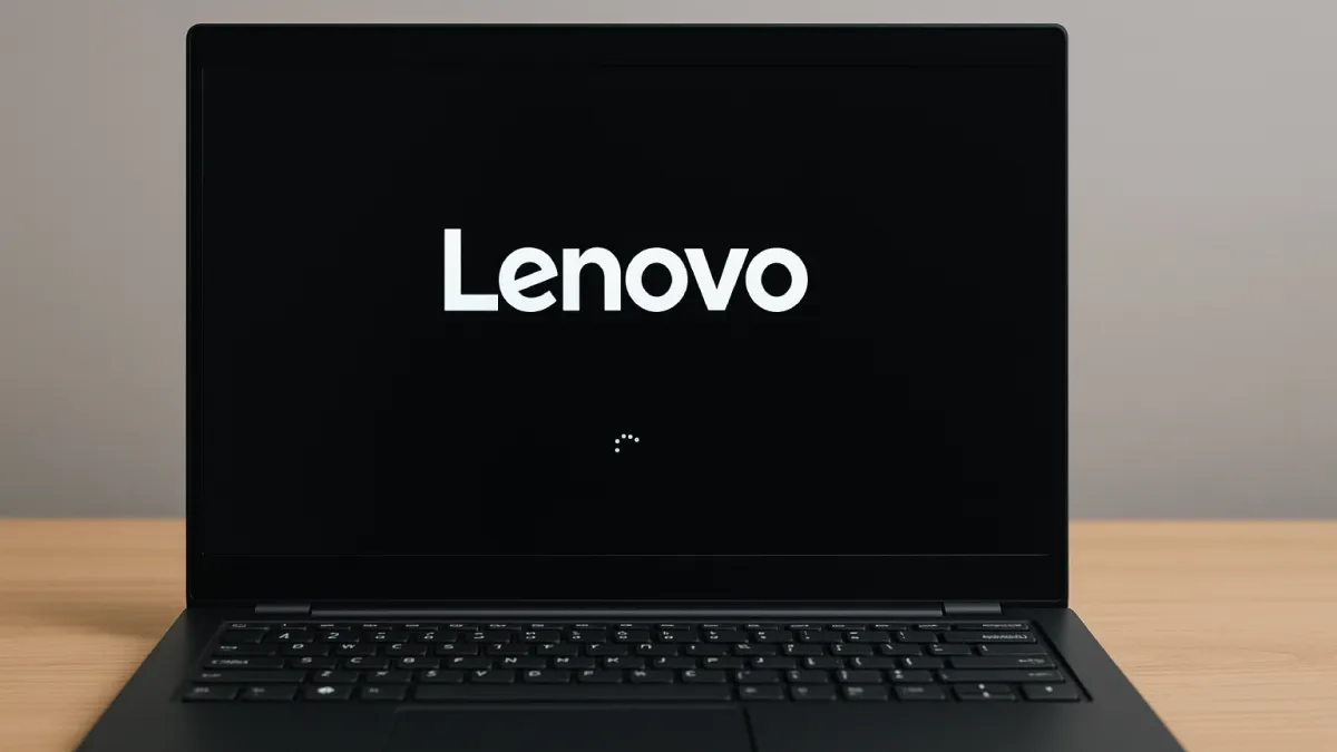 Lenovo laptop stuck on logo screen during boot