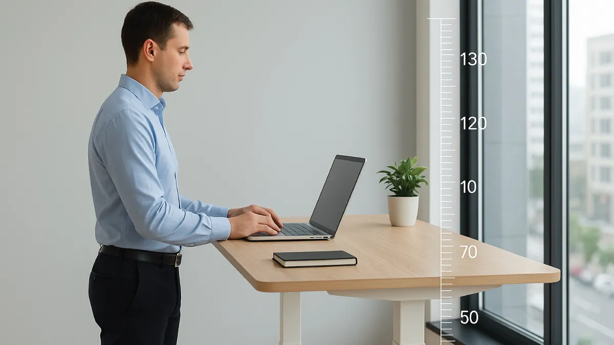 Standing desk height calculator guide for Singapore users